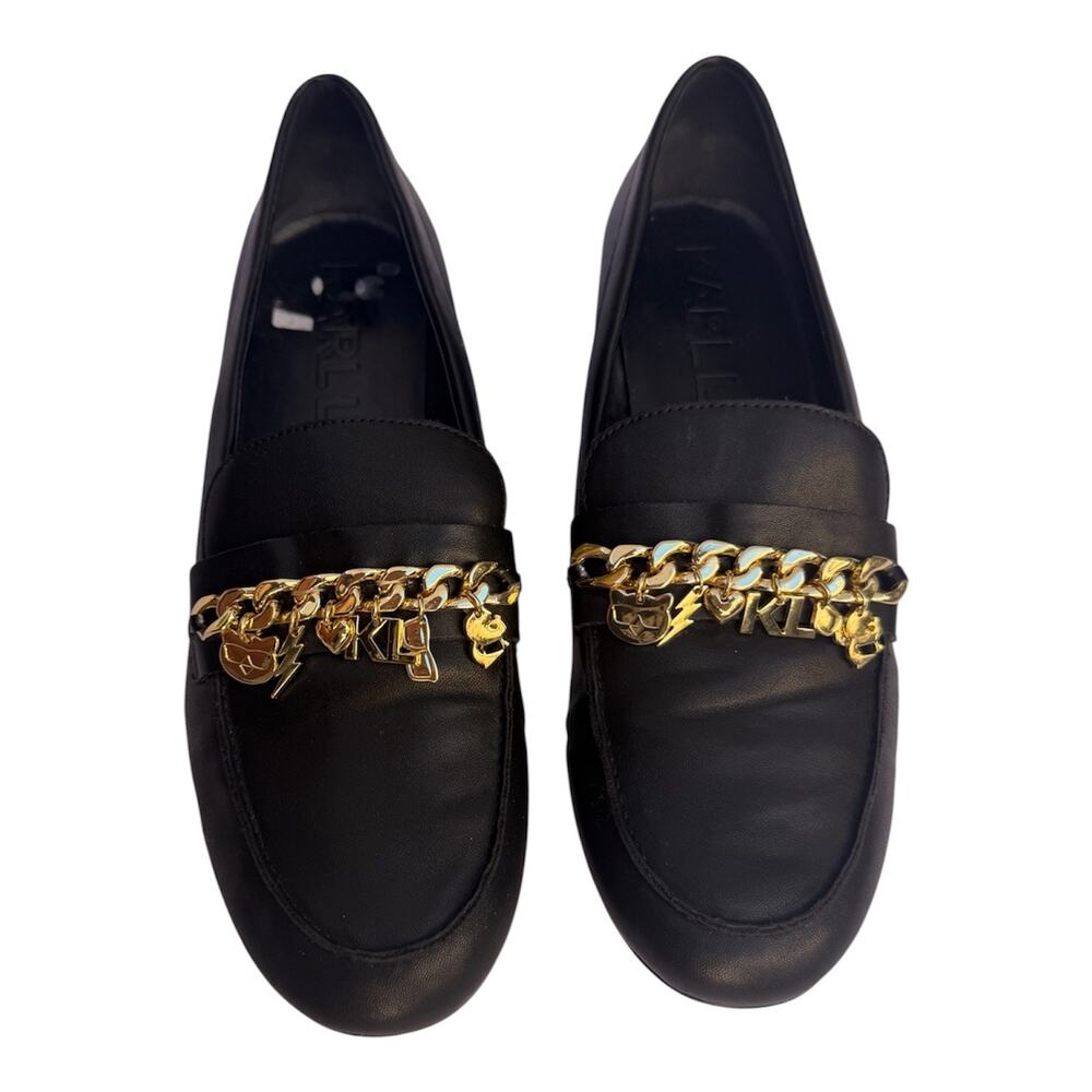 Karl Lagerfeld Black Loafers